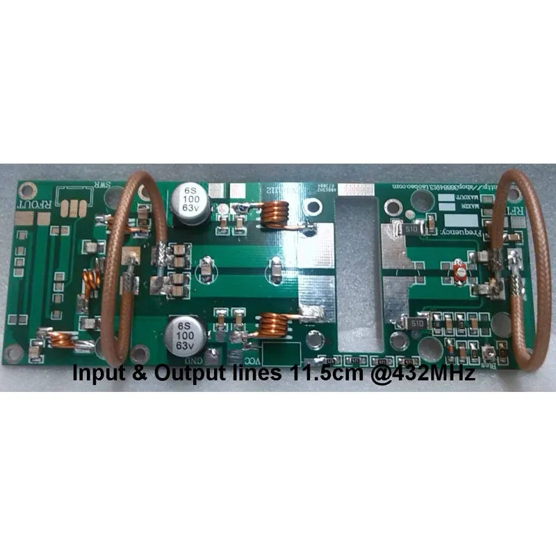 Lusya UHF 100W FM 400Mhz-470Mhz RF Power Amplifier Board DIY KITS For Ham Radio