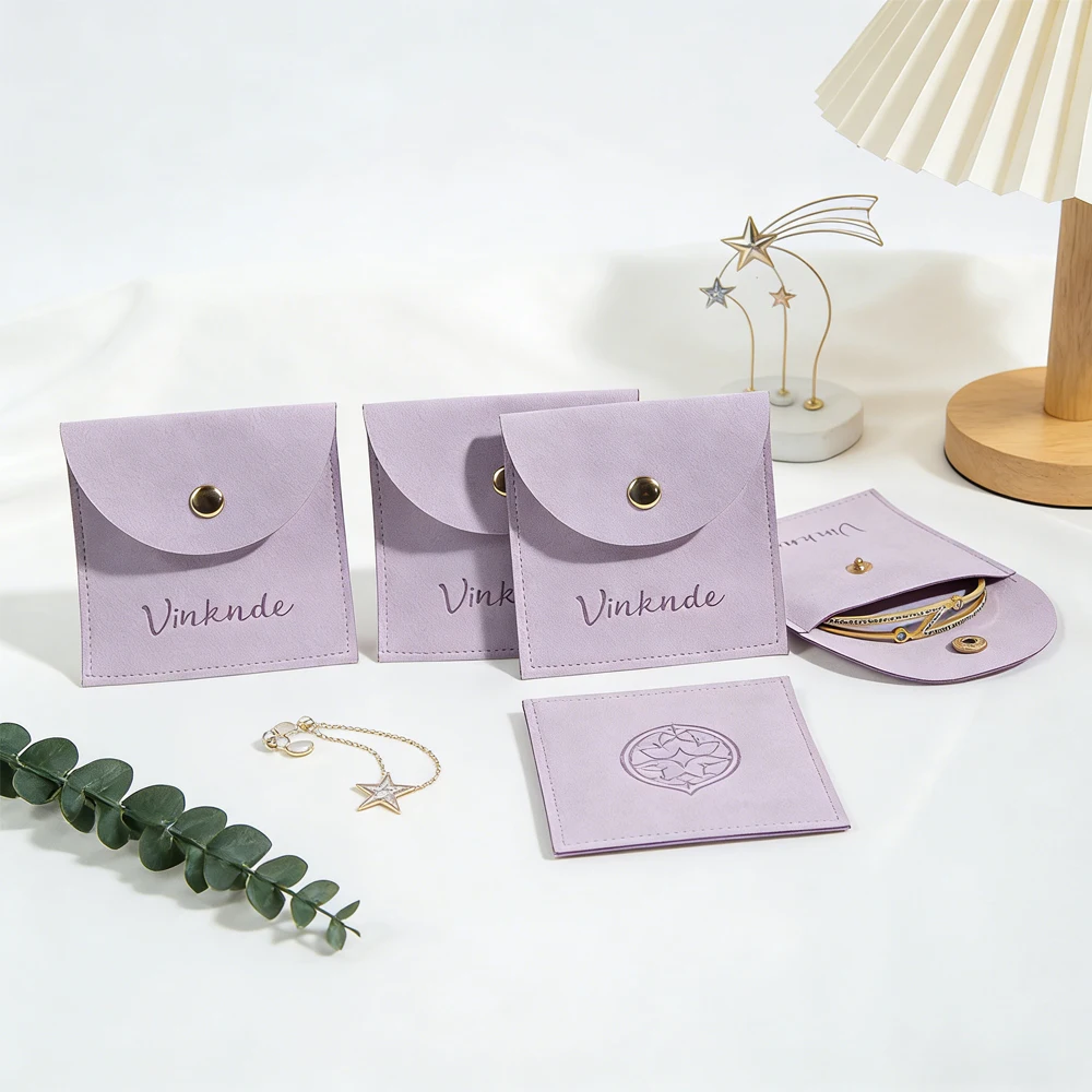 

50/100 шт. на заказ: Маленькие подарочные мешочки из микрофибры на кнопке, бархатные мешочки для ювелирных изделий, ожерелий, колец, органайзеры, свадебные сувениры, мешочки для конфет, косметички