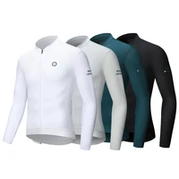 ZRSE Camiseta de ciclismo para hombre con manga larga UPF 50+ Anti-UV Slim Fit transpirable Maillot de ciclismo de secado rápido MTB camiseta de ciclismo de carretera