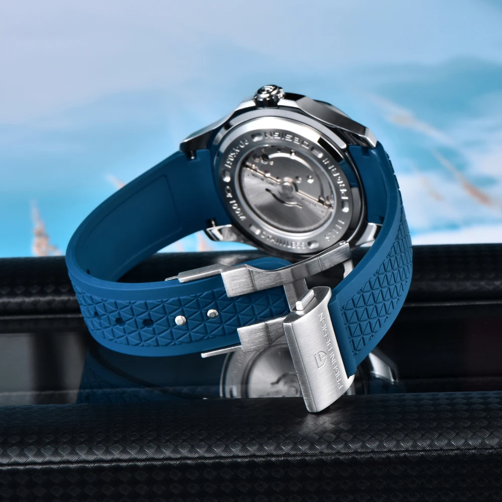 2026 New PAGANI DESIGN Watches Rose Gold Top Luxury Automatic Watch For Men Barrel Dial Steel Mechanical Sapphire Wristwatch Men