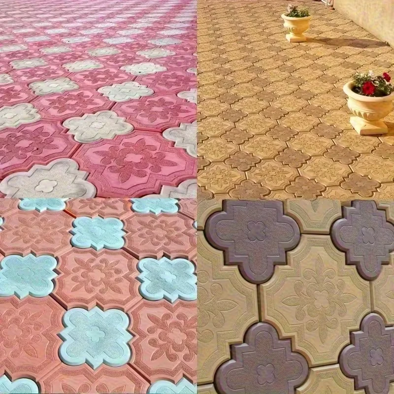 

Модернизированные формы для цементных шаговых камней в двух упаковках для красивых бетонных тротуарных камней во дворе и саду.