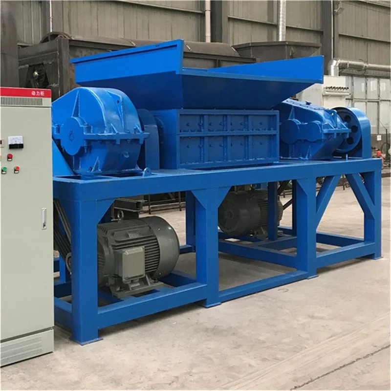 YUGONG Large Capacity Steel Aluminum Scrap Shredding Machines Crusher Two Shaft Metal Shredder For Recycling