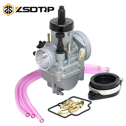 ZSDTRP PE32 PE34 мотоциклетный карбюратор KEIHIN с форсунками-переходниками для мотоциклов ATV 200-450cc 2/4-тактный двигатель