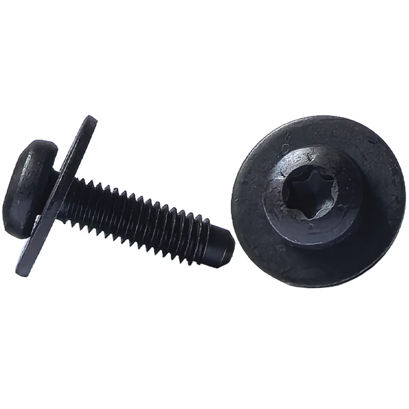 20 Stück N90683302 N90993603 Torx-Antrieb Innere Vordere Stoßstangenschraube Scheinwerfer-Befestigungsschraube M6X21 für VW Audi – Detail 1