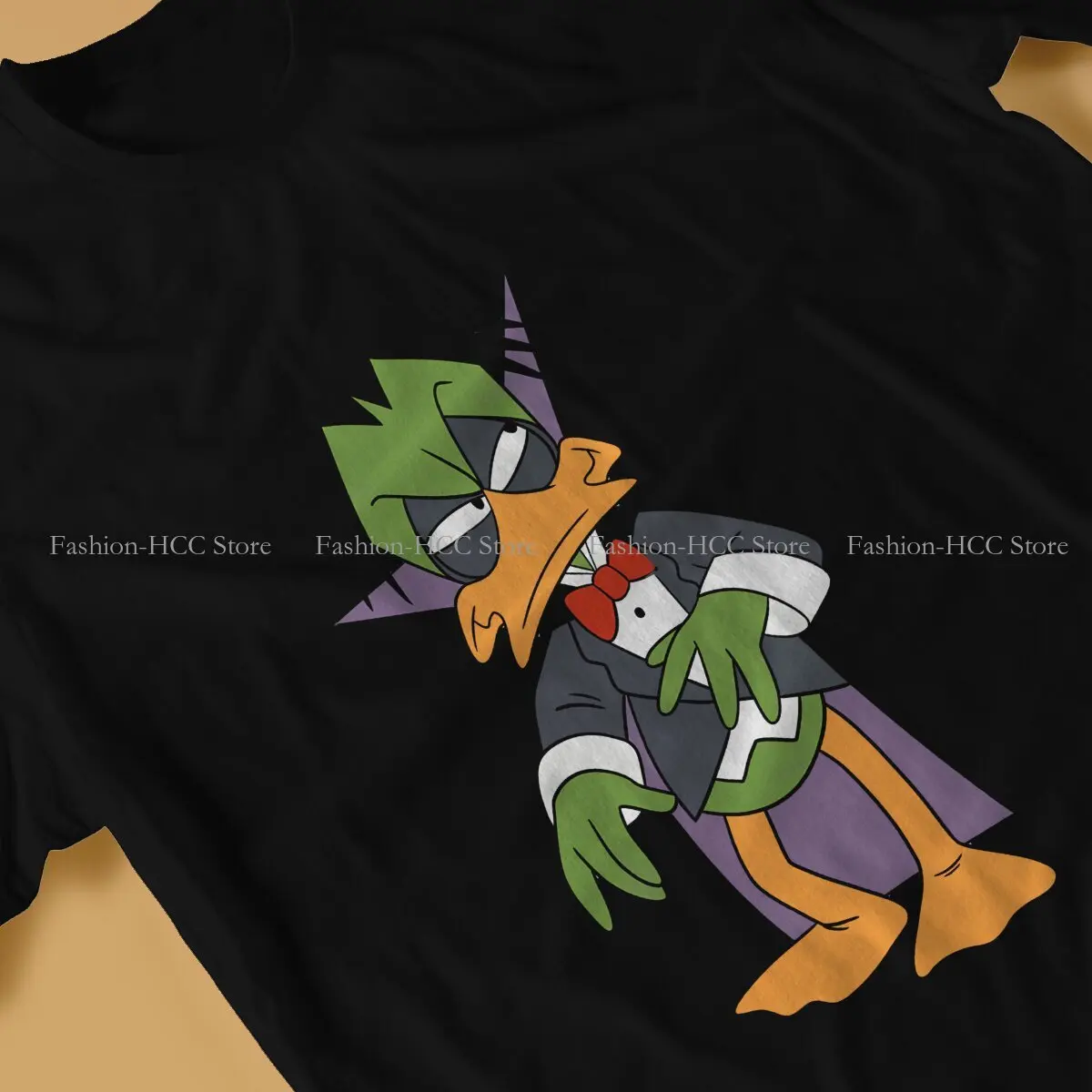 Count Duckula Cartoon TShirt for Men Classic Humor Summer Tee Polyester T Shirt High Quality New Design Loose