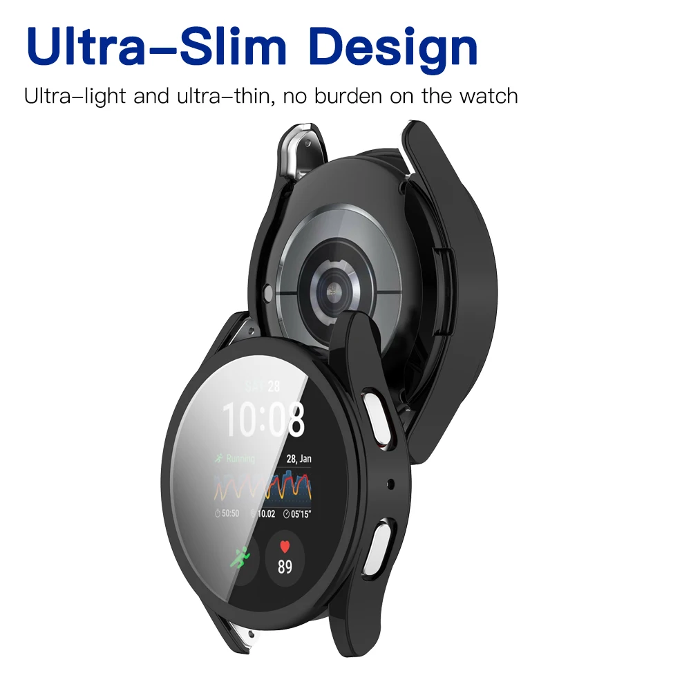 Miękkie etui TPU do Samsung Galaxy Watch 7 40mm 44mm Protector Soft Cover Silicone TPU Bumper Screen Protection Full Accessories