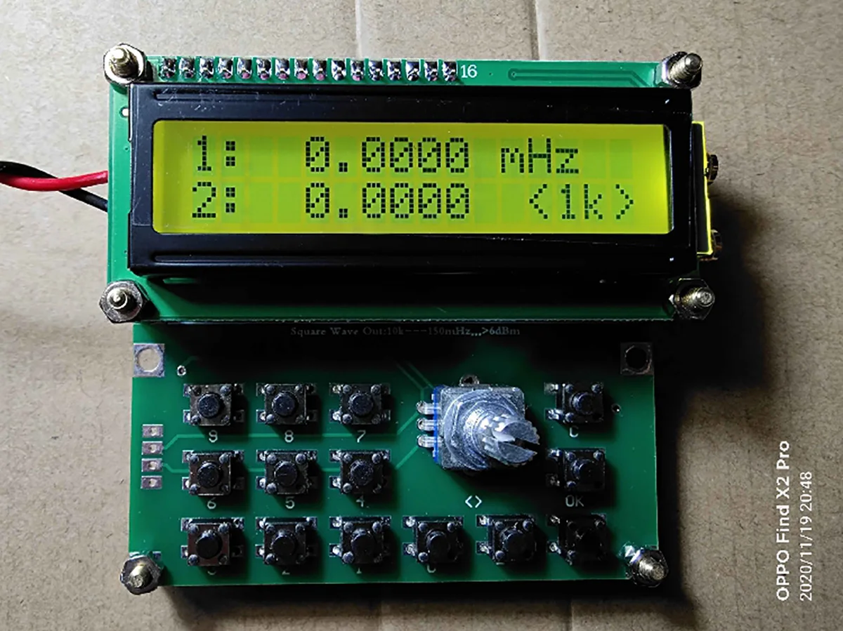 Imagem -03 - Square Wave Signal Generator Oscilador de Frequência Variável para Ham Radio Amplifier S5351 0.01mhz150mhz Vfo