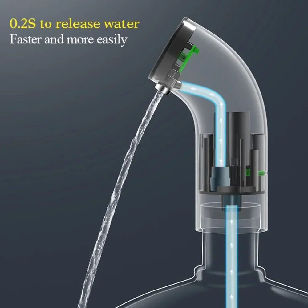 ECOCO Automatic Electric Water Gallon Pump Plastic USB Rechargeable Camping Water Bottle Pump 19 20 Liter Drinking Dispenser