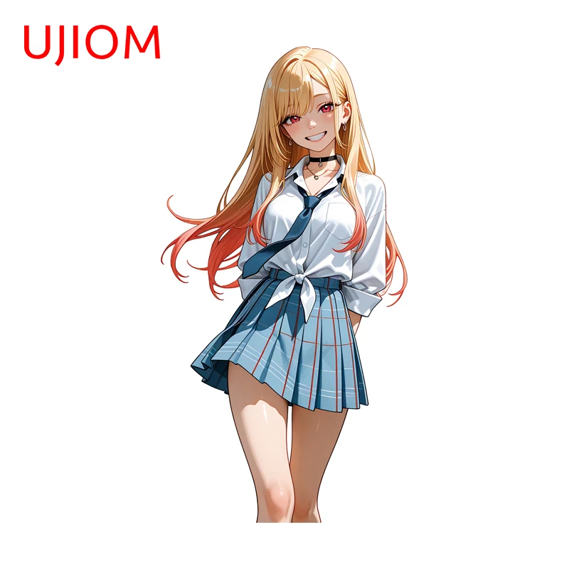 UJIOM Beautiful Marin Kitagawa Wall Sticker Toilet Surfboard Sunscreen Vinly Decal Pretty Cupboard Vestibulec Decoration