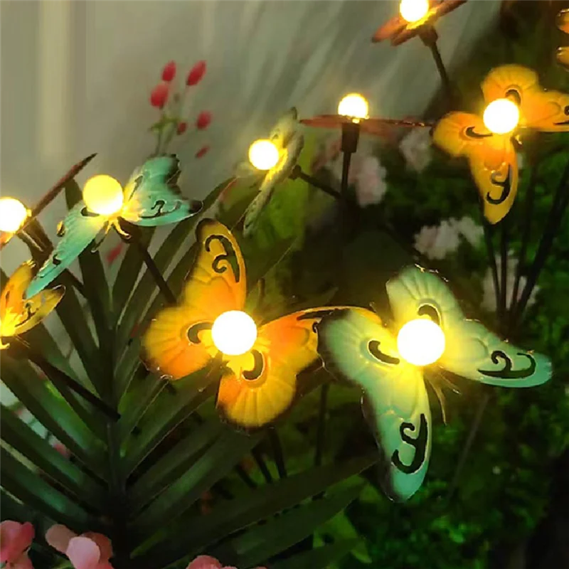 

A44Z-Solar бабочка заземляющая лампа пневматическая светлячок газон садовая лампа уличное украшение сада