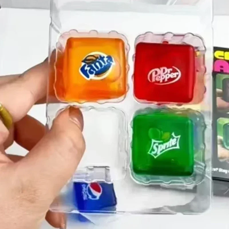 NEEDOH Mini 4 Pack Squishy Nice Cube Fidget Toy Stress Relief Anti-Anxiety Squeeze Cube 2026 New Holiday Gifts Set