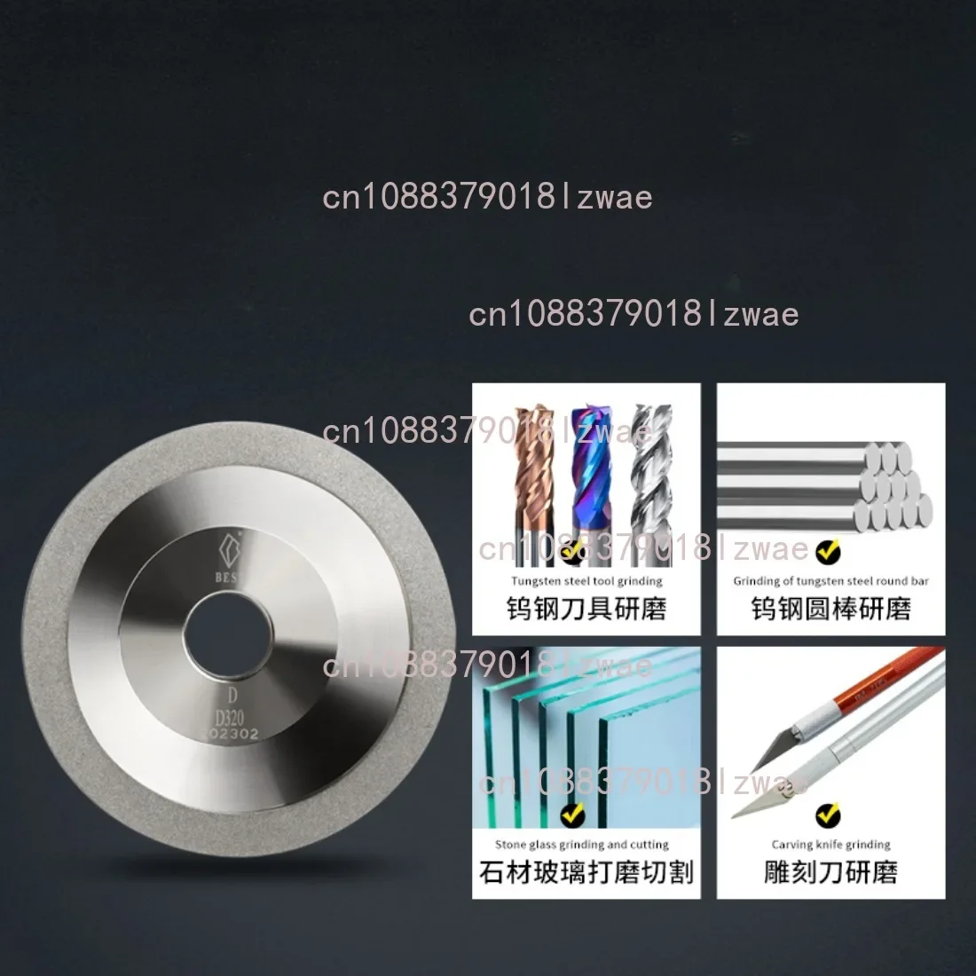 High Quality 100mm Cup Alloy Grinding Wheel Grit 100#, 150#, 200#, 320#, 400#, 600#.Tool Cutter Grinder