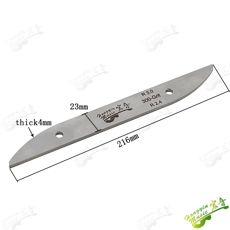 Guitar wire crown trimming file Dart-shaped trimming abrasive file guitar repair tool