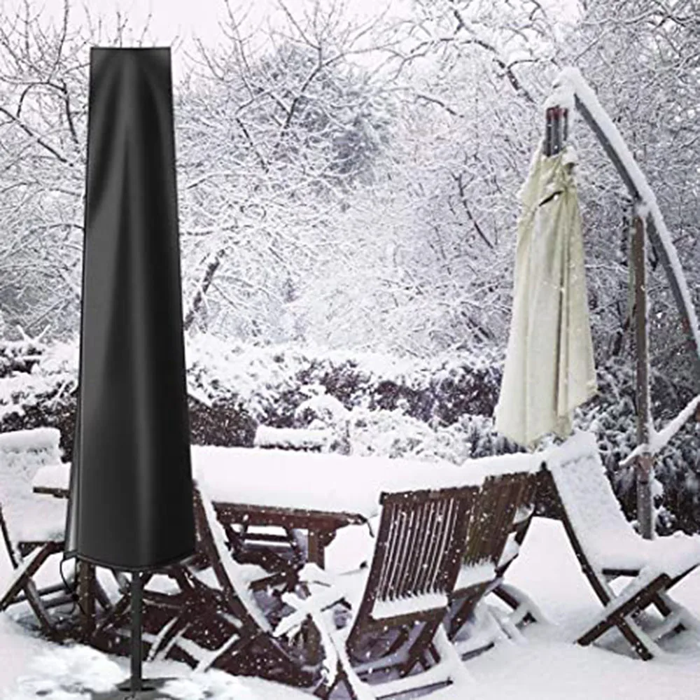 6-Formaten Wasserdichte Oxford-Stoff Outdoor-Sonnenschirm-Abdeckung Garten Wetterfeste Terrassen-Ampelschirm-Regenhülle – Detail 17
