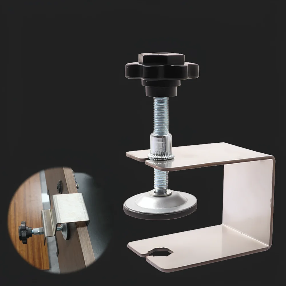 Durable Drawer Front Installation Clamp Stainless Steel Woodworking Tool Cabinet Hardware Fixing Jig Precise Furniture Mounting