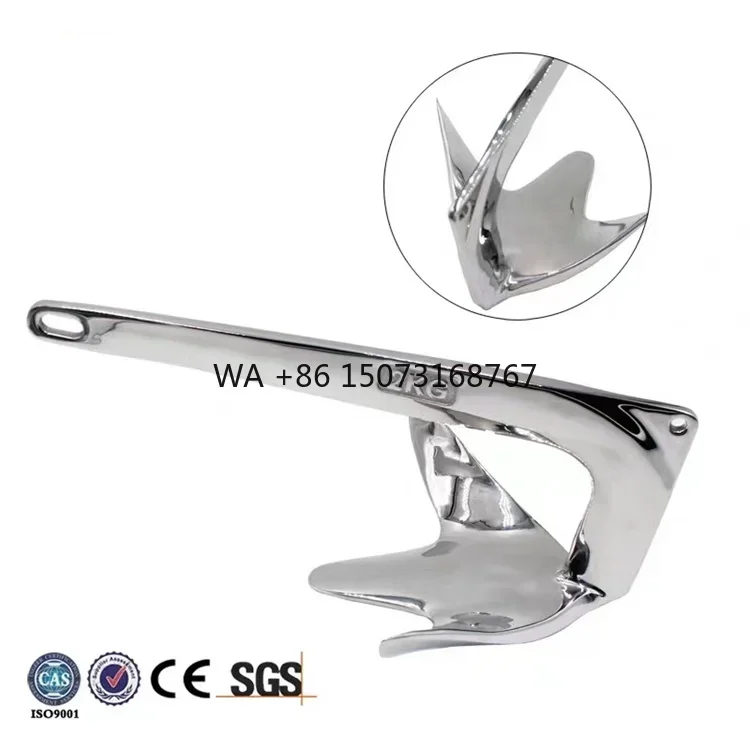 

316 Stainless Steel Anchor Mirror Polished Heavy Duty Yacht Mooring on the Beach