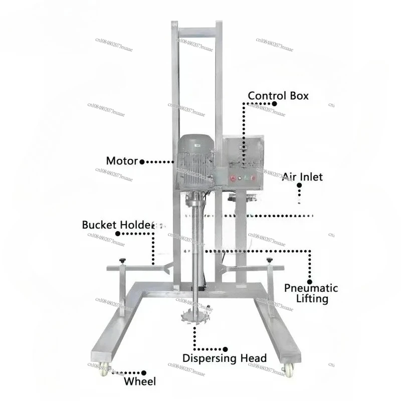 

Good Quality High Shearing Lifting Mixing Machine or Pneumatic Disperser Homogenizer Mixer