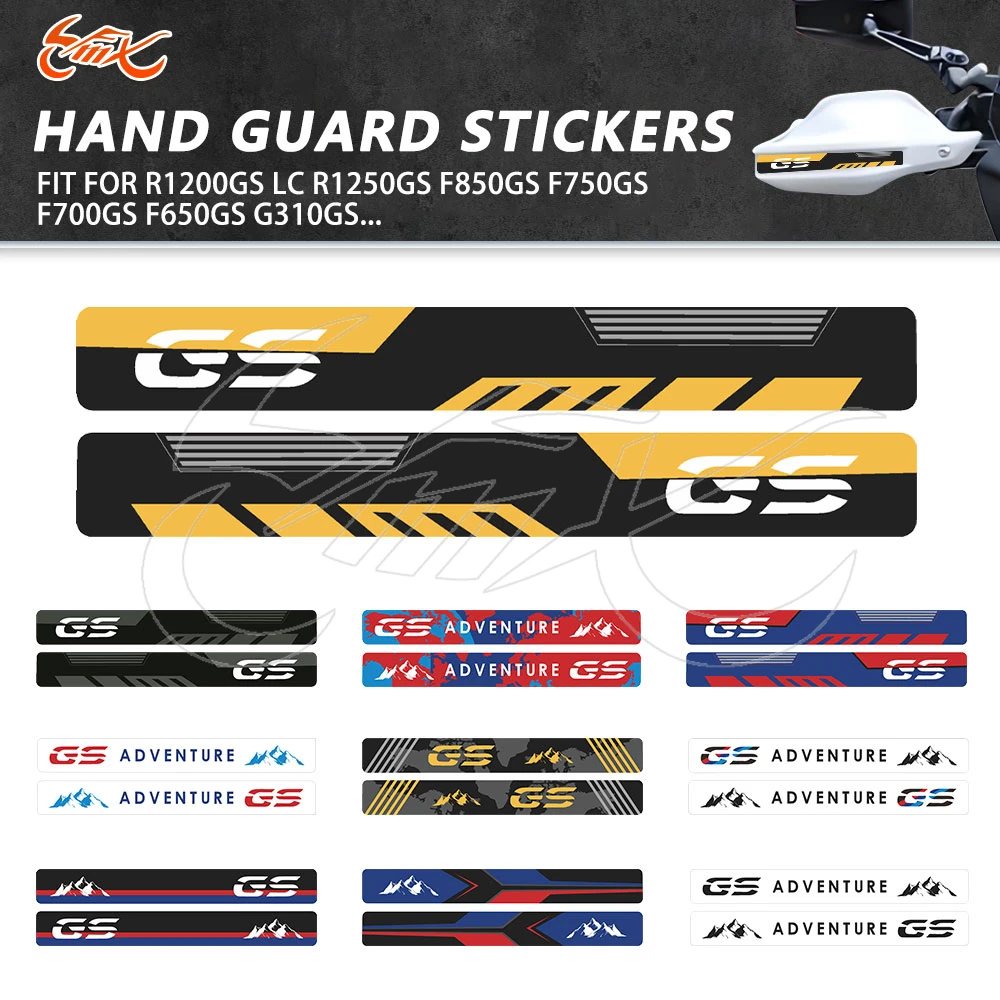 

Motorcycle Waterproof Handguard Sticker Decoration Decals Fit for R1200GS LC 1250GS ADV G310GS F750GS F850GS F650GS F700GS