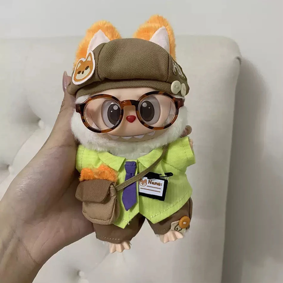 15-17 cm Für Labubu Puppe Nick Wilde Judy Hopps Polizist Tier Cosplay Puppen Kleidung Zubehör Outfit Kleidung geschenk – Detail 17