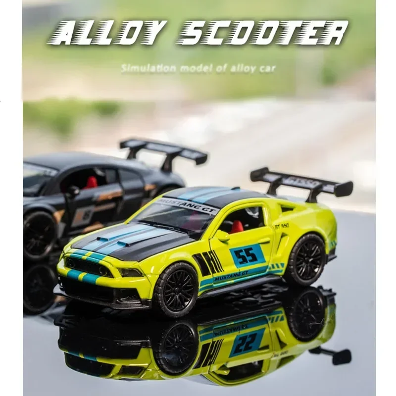 1:36 модель спортивного автомобиля из сплава, детский автомобиль с откатным механизмом, игрушечный гоночный мальчик, орнамент, подарок