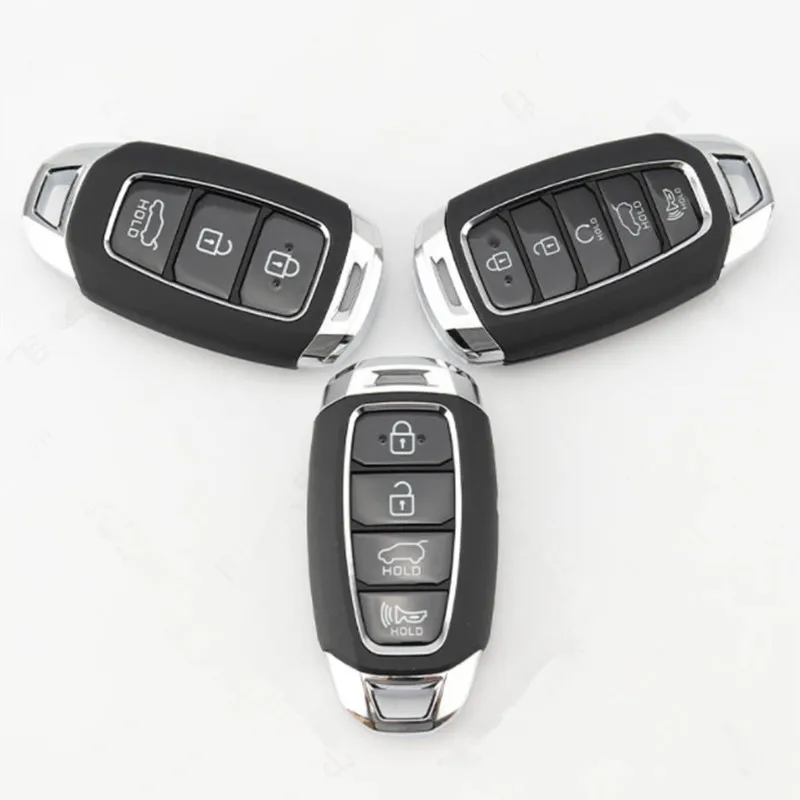 

3/4 /5 кнопочный умный пульт дистанционного управления для Hyundai Fista Lafesta Santa KONA Solaris Azera Replaement чехол брелока Дистанционного Управления