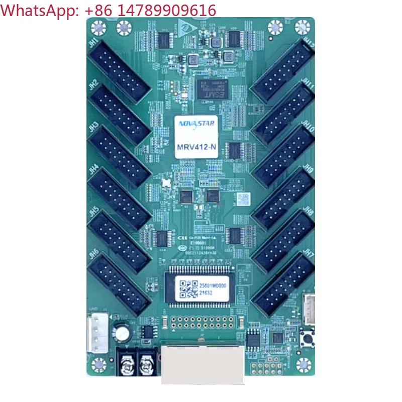 LEDDisplay Receiving Card Novastar MRV412-N Full Colour HUB75 RGB SMD Panel Video Wall Digital Signage Control Card