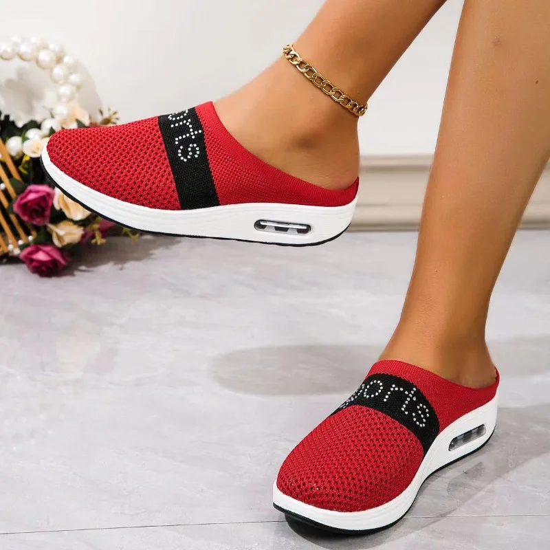 Women Wedge Slippers Premium Slippers Vintage Anti-slip Casual Female Platform Retro Shoes Plus Size Orthopedic Diabetic Sandals