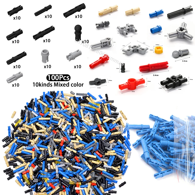 In Stock Bulk Technical Parts Pin Peg Friction Ridge Connector 2780 3749 4274 6558 6628 32054 43093 Building Block DIY Brick Toy