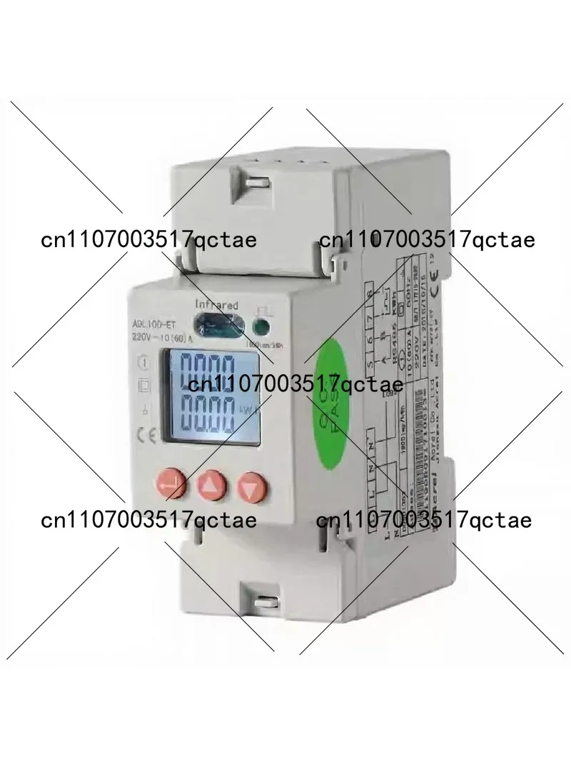 Smart DIN Rail Meter DDSD1352, Single-Phase Power Analyzer with RS485 Modbus for Load Profiling