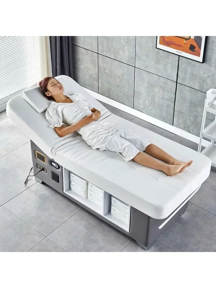 Electric Beauty Bed  Multi-Function Lifting Heating Constant Temperature Physiotherapy Latex Medical Massage Spa Bed