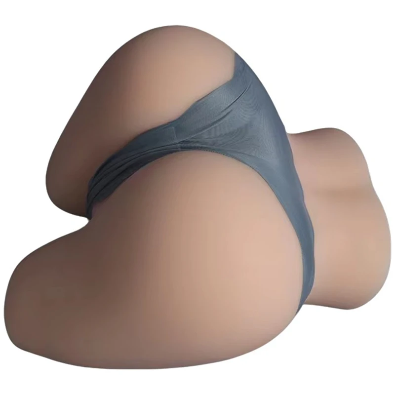 15KG Super Real 1:1 Fat Ass Realistic Vagina Male Masturbator Sex Toys For Men Double Channels Pocket Pussy Silicone Sex Toys