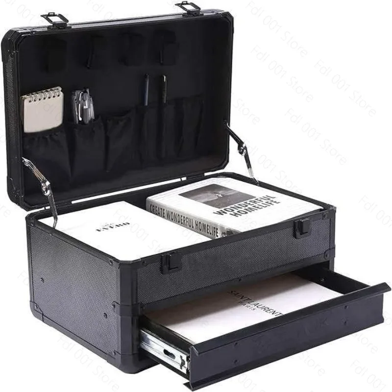 black-aluminum-alloy-tool-box-portable-drawer-storage-cabinet-industrial-and-home-tool-storage-solution