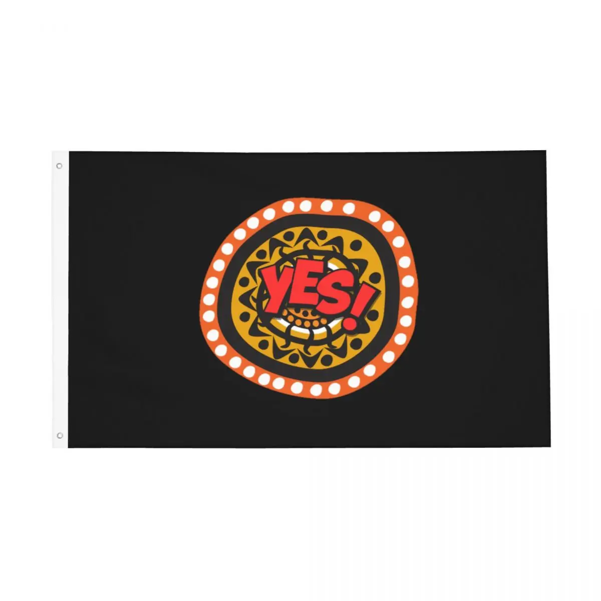 Yes To The Voice To Parliament Flags Double Sided Indoor Outdoor Banner Australia Indigenous Polyester Hanging Decoration