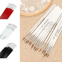 20pcs Thin Art Supplies Hand Painted Acrylic Hook Line Pen Paint Painting Brush Drawing 3
