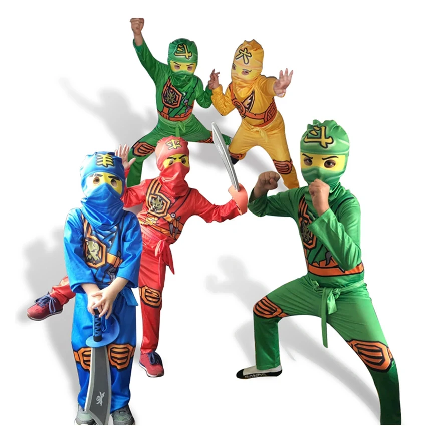 

Ниндзя косплей аниме комбинезон супергерой нарядное праздничное платье зентай карнавальный костюм на Хэллоуин для детей ниндзя японский комикс ролевые игры