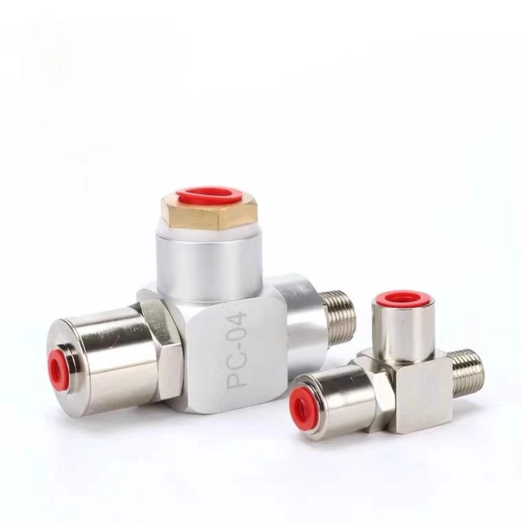 High-Pressure JSP Speed-Regulating Pneumatic Pilot Check Valve PC-01/02/03/04 S/L for Air Compressor Non-Return System