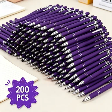 200 Pcs 2-in-1 Stylus Touch Screen Ballpoint Pens