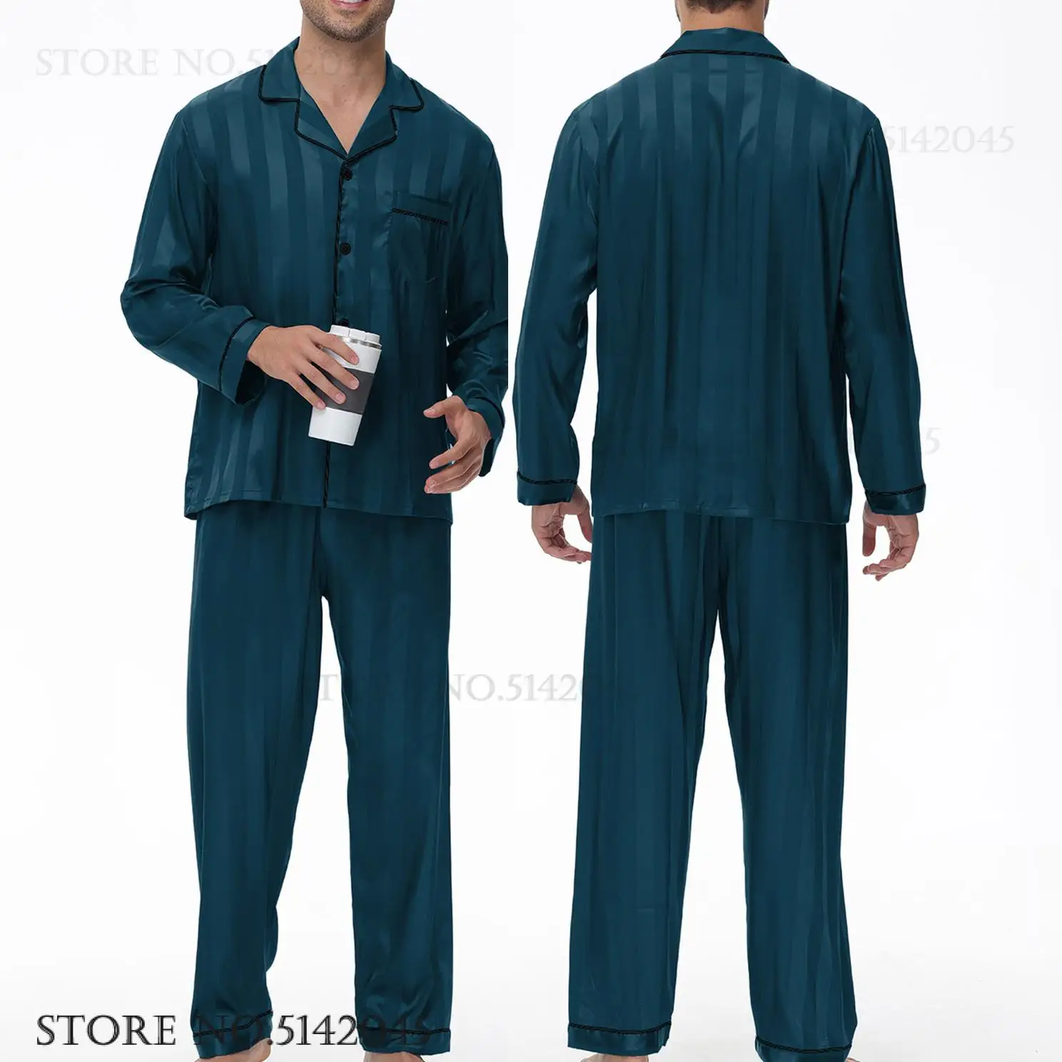 Thumbnail 2 - #69 Button Down Sleepwear Sets List of Top Picks