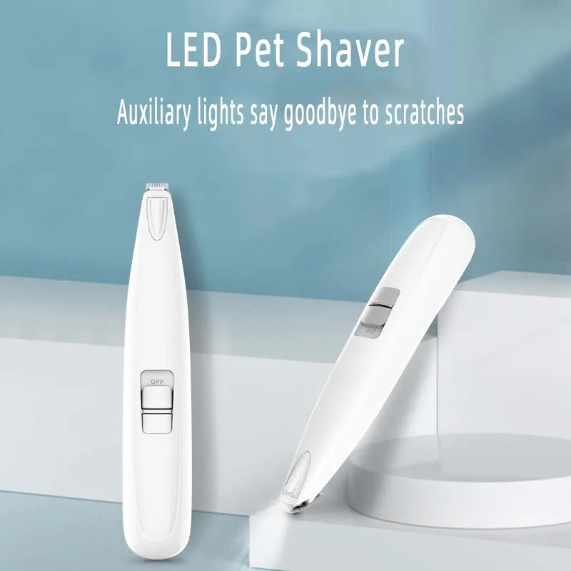 

Cat Foot Shaver LED Light Rechargeable Shaver Pet Supplies Dog Quiet Electric Clipper