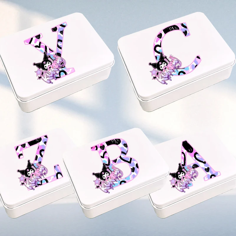 صندوق حديد كورومي، عبوة رائعة للطلاب، كاواي، تنظيم تخزين المجوهرات، أقراط مستطيلة، خاتم فتاة، هدية المهرجان #1