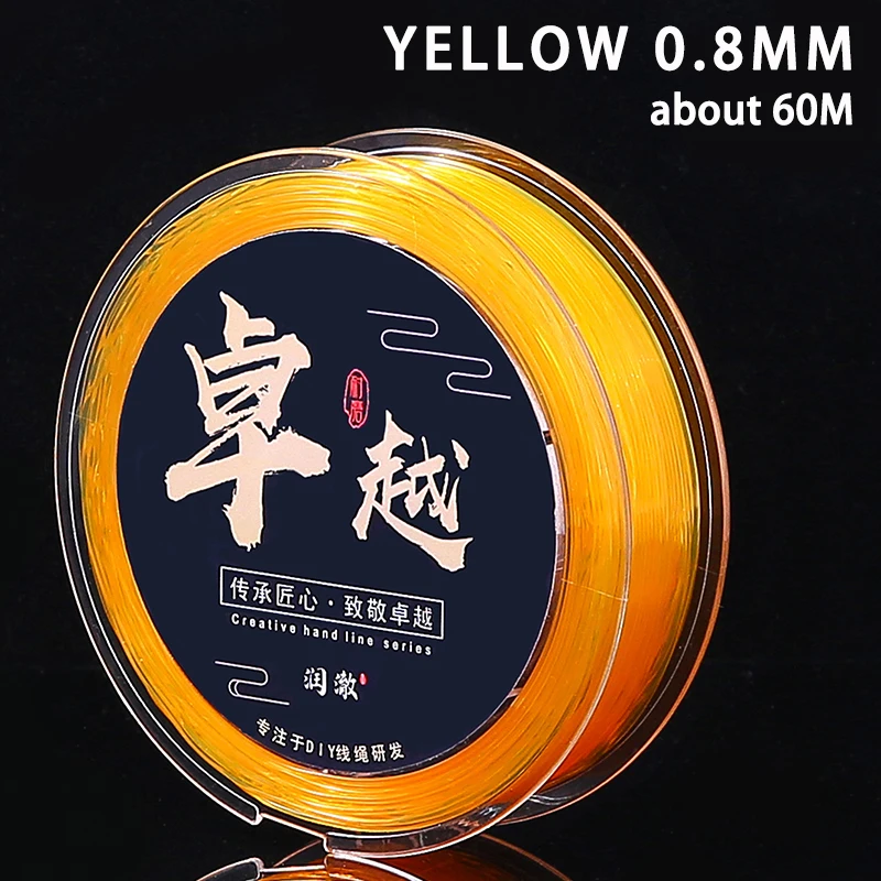 Transparent Elastic Beading Cord TPU, 0.5-1.5mm
