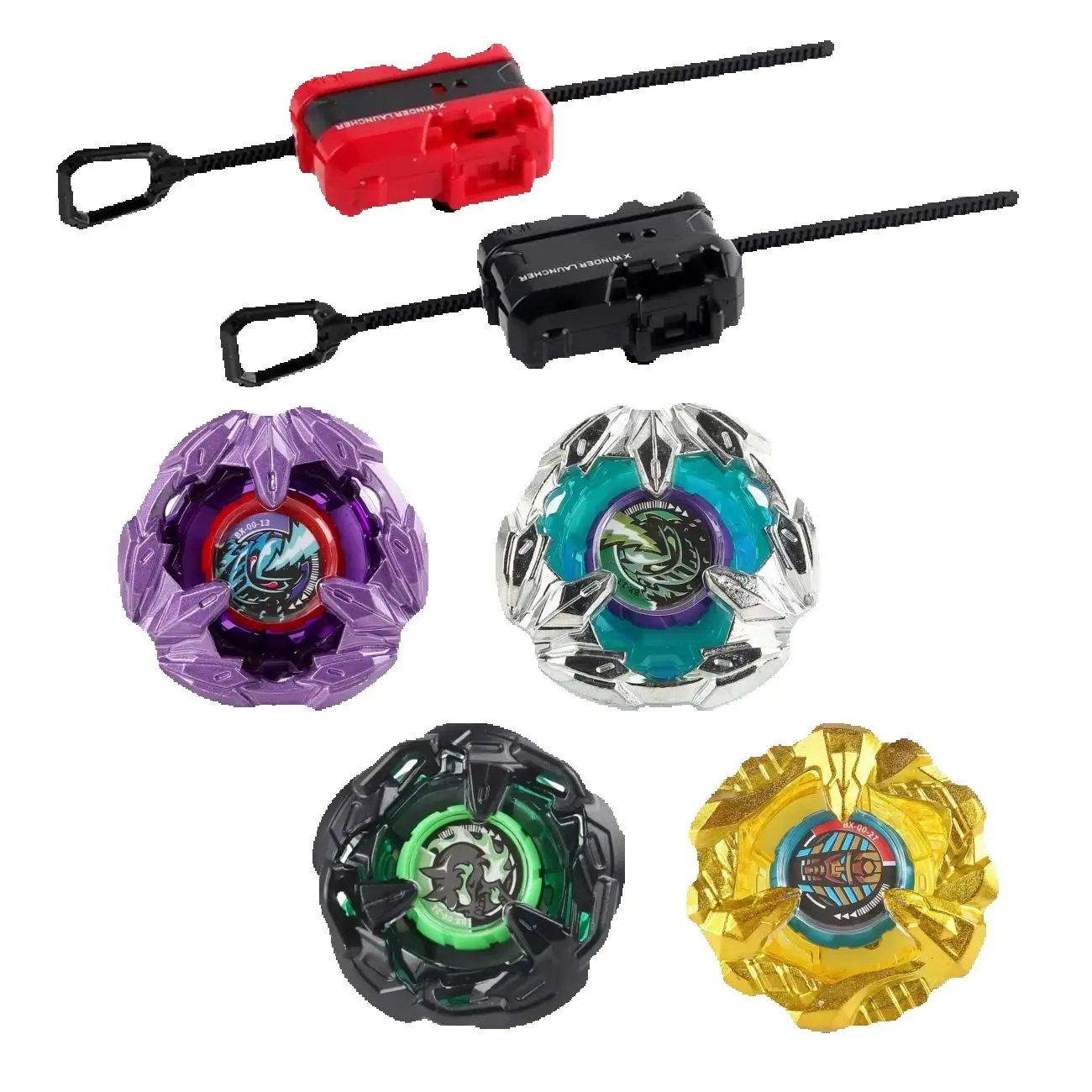 Combat kit gyroscope, including 4 gyroscopes and 2 transmitters, UX CX BX series, oversized holiday package.