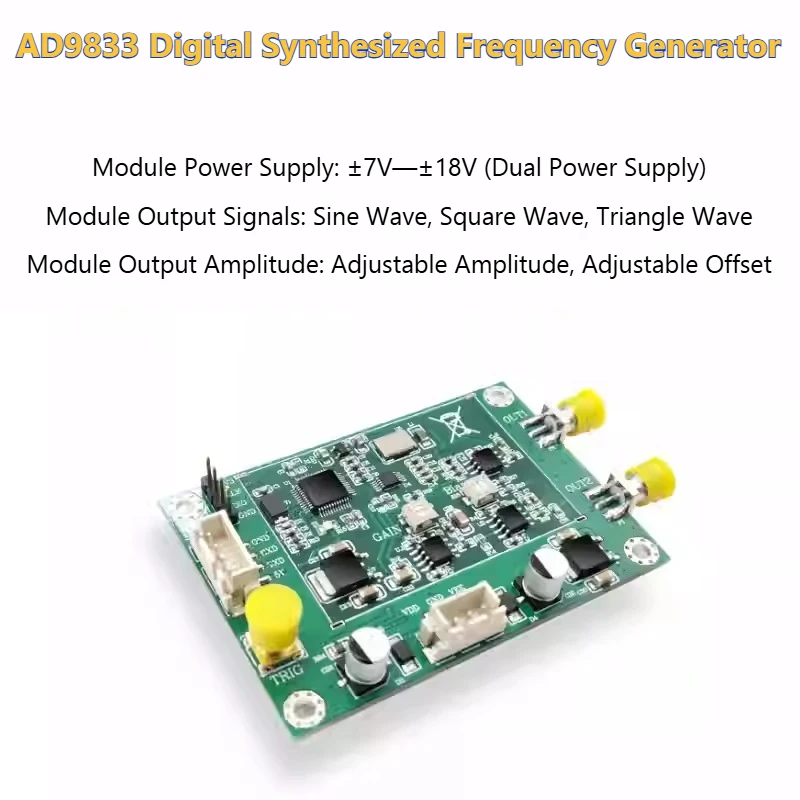 Signal Generator AD9833 Digital Synthetic Frequency Source Low Frequency Point Frequency Sweep Source 0.004 High KDT98XXM-012