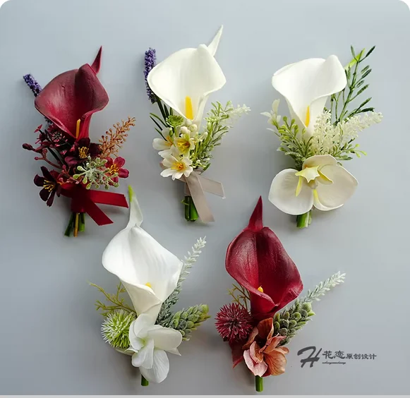 

Korean wedding bride and groom wedding corsage parents full family bridesmaid best man opening ceremony guest Jin Hua