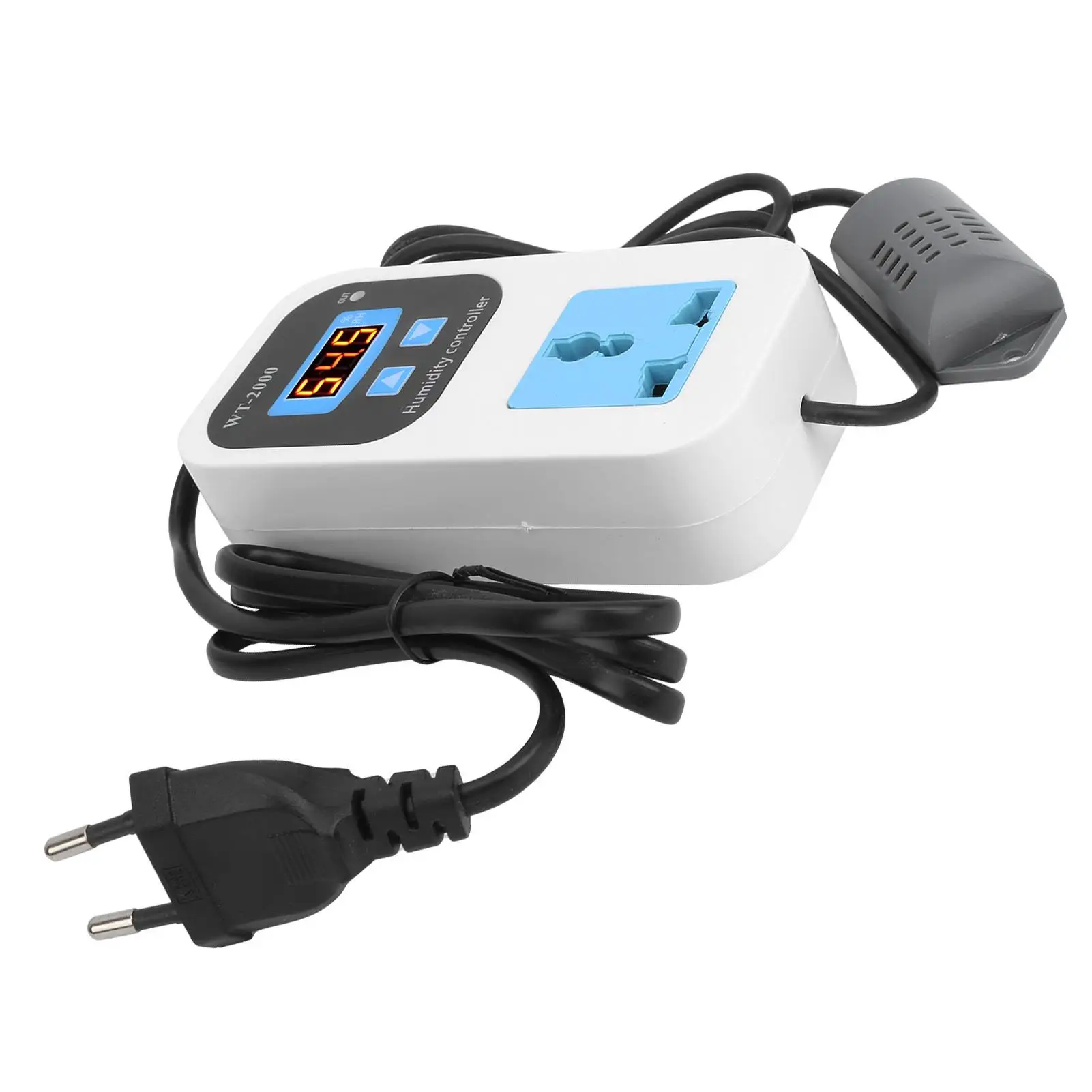 Presa per interruttore igrostato regolatore di umidità digitale 0-99% RH WT2000 110/220 V per un controllo preciso dell'umidità