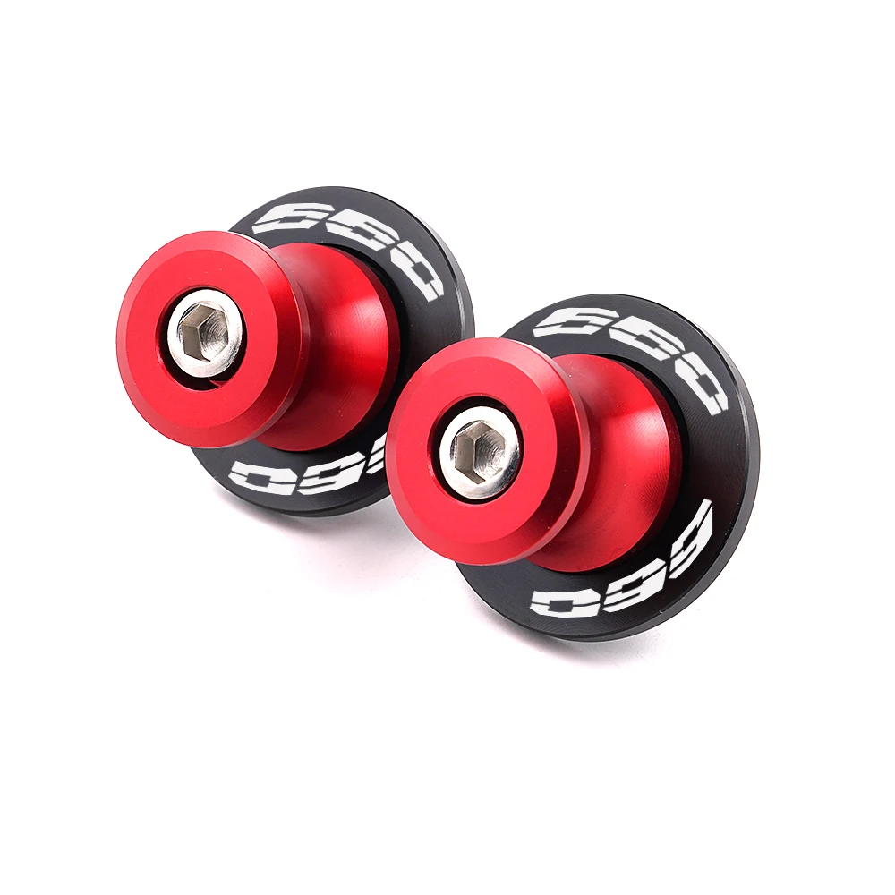 يصلح للانتصار Trident660 ترايدنت 660 2024 2023 2022 2021 دراجة نارية CNC M8 Swingarm بكرة المنزلق حامل مسامير