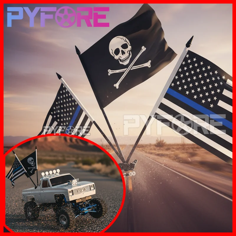 

HR CB330TFM Имитационный флаг из алюминиевого сплава с регулируемым углом для моделей Clodbuster и super Clodbuster Monster Truck