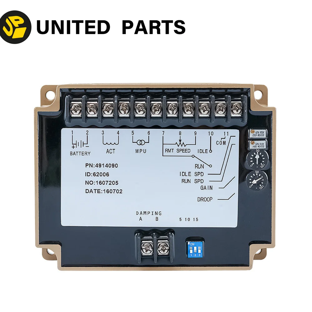 

Generator Speed Controller 4914090 Genset Repair Part Electric Diesel Engine Speed Govornor Bshless Alternator Motor Regulator