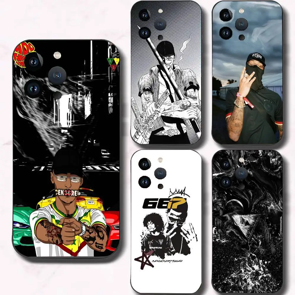 Singer Freeze Corleone 667 Phone Case Black Silicone Soft Shell For IPhone 17 16 15 14 13 12 11 Air Pro Max Plus Hot Sale