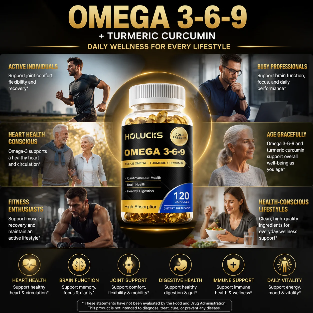 Omega 3-6-9 Complex Capsules,  - Health Wellness Energy recensie en prijs